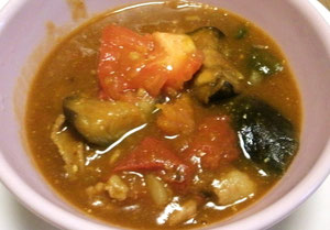 出来上がりのカレーw