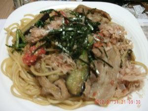最近パスタか冷やしウドンしか作ってないしw