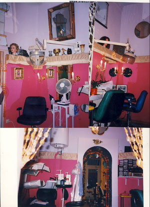 einStudiotraum in Pink wurde später zum Blauen Salon