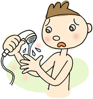 　　　　　　　　◆シャワーの水・お湯の出が悪い；◆