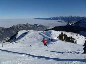 Skifahren in ca 1700m Höhe....