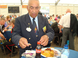 Barney in gevecht met de Sambal