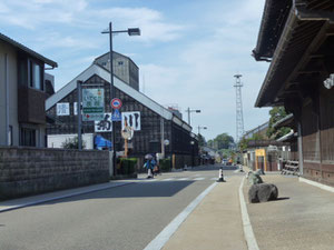 鵜沼宿のメインストリート