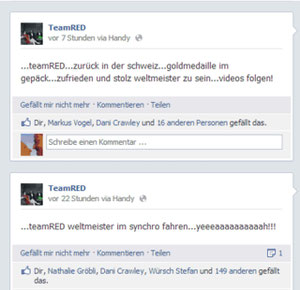 Auszug aus dem Facebook