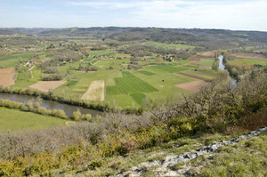 La mosaïque agricole autour de Saint-Léon-sur-Vézère (Photo : T. DEGEN)