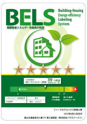 BELS 建築物省エネルギー性能表示制度