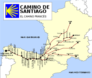 Camino de Santiago o ruta Jacobea