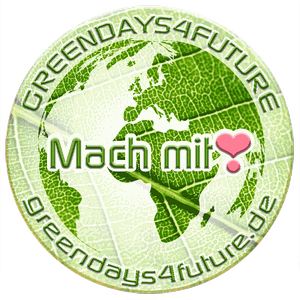 Logo mit Internetadresse von GREENDAYS4FUTURE