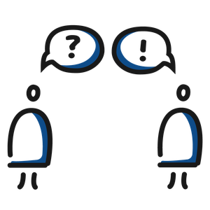 Online-Mediation Zeichnung