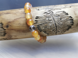 Karneol Lebensfreude Armband