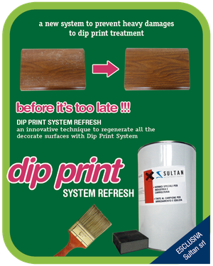 Dip print system refresh