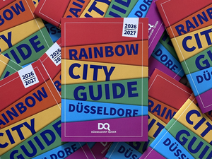 Broschüre Rainbow City Guide Düsseldorf 2026