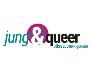 Logo: jung & queer Düsseldorf gGmbH