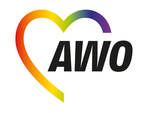Logo: AWO Regenbogenherz
