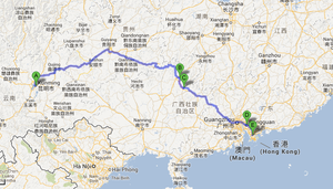 Unsere Route