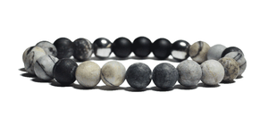 Bracelet en Jaspe zèbre
