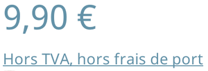 Ajouter un prix pour un article dans une e-boutique Jimdo