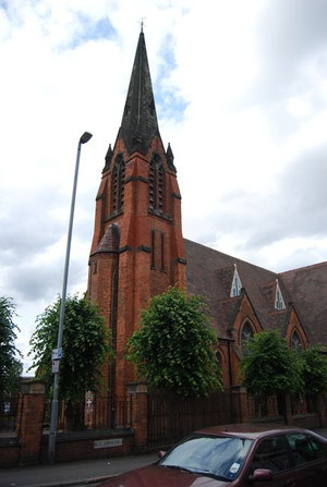 St John's, Sparkhill. Image from Geograph SP0984 by Nigel Chadwick reusable under Creative Commons licence Attribution-ShareAlike 2.0 Generic (CC BY-SA 2.0)