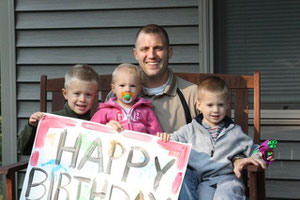 We celebrated John's 34th birthday last month!