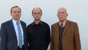 Dieter Fuchs, Manfred Bergmann und Heinz Wack (von links) - Foto: Peter Kobert