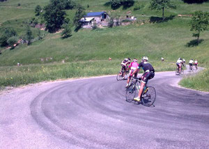 La rapide descente du col de Portech