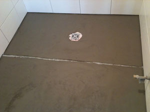 Einbau eines diffundierenden Dispersions-Acrylats