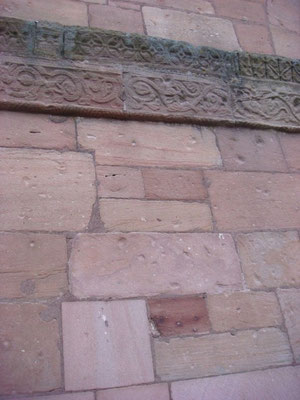 Saint Pierre et Saint Paul Church - Battle scars on the walls still visible today