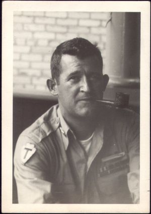 Captain Higgins in Warm Springs, GA in August 1945 (Photo Higgins Family collection)