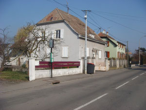 This is house no 7 in the Grand Rue. During the battle this was a German Field Hospital