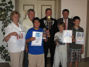 Stadtmeister von 2008 Toni Kottmair und Dennis Lassner