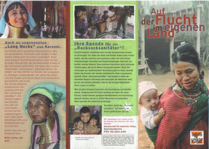 Flyer der GfbV