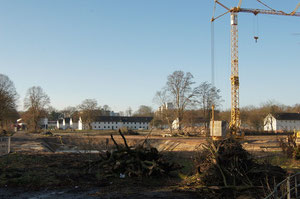 Die Entwicklung des Lesum Parks schreitet voran (Foto vom Neujahrstag 2014)