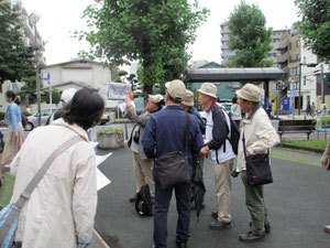 帷子橋跡（天王町駅前）