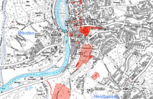 Denkmalkarte der Stadt Essen (Ausschnitt Werden)