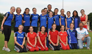 Die weibliche U16-Mannschaft der StG Rhede-Sonsbeck-Wesel hofft auf Unterstützung durch das heimische Publikum.