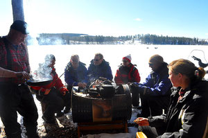 Ruhe  und Entspannung in Lappland