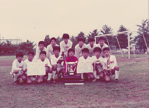 1976年　少年サッカー大会優勝