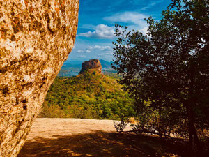 Blick auf den Sigiriya Felsen, Sri Lanka