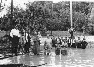 Hochwasser in Sickingen 1931