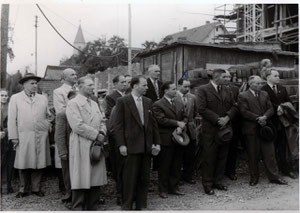 Richtfest neues Schulhaus Flehingen 1957