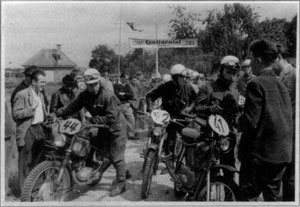 Motorradrennen in Derdingen 1950