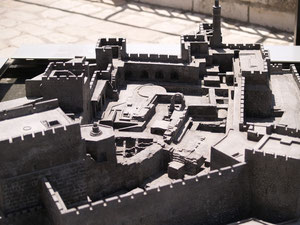 maquette de la "citadelle de David"