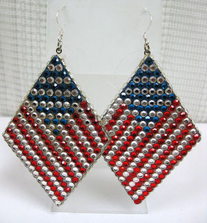 Flag Earrings