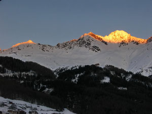 Рассвет в Альпах