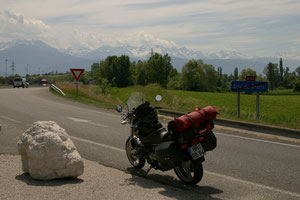 Alpen in Sicht