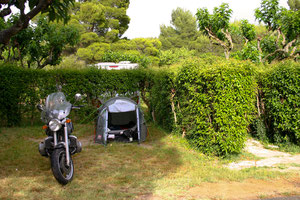 Camping in Beaumes