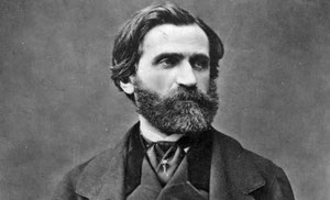 El compositor Giuseppe Verdi.