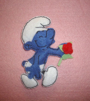 Pitufo enamorado
