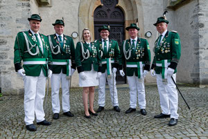 (v.L. nach Re.): Michael Lienker, Carsten Schlingmann, Kristin Düpmann, Thomas Nierkamp, Frank Kuhlmann und Helmut Böckenholt