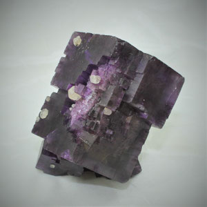 Fluorite with Calcite Denton Mine Illinois USA